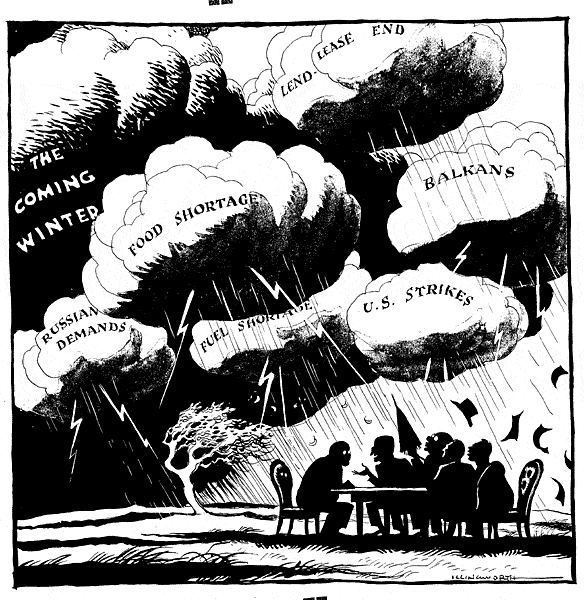 british cartoon 1945