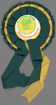 Rosette and scratch card 'Yes'