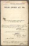 Welsh Church Commission records Welsh Church Commission records